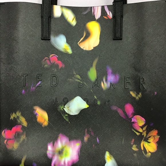 Ted Baker Seacon Faux Leather Floral Tote Bag - Picture 2 of 7